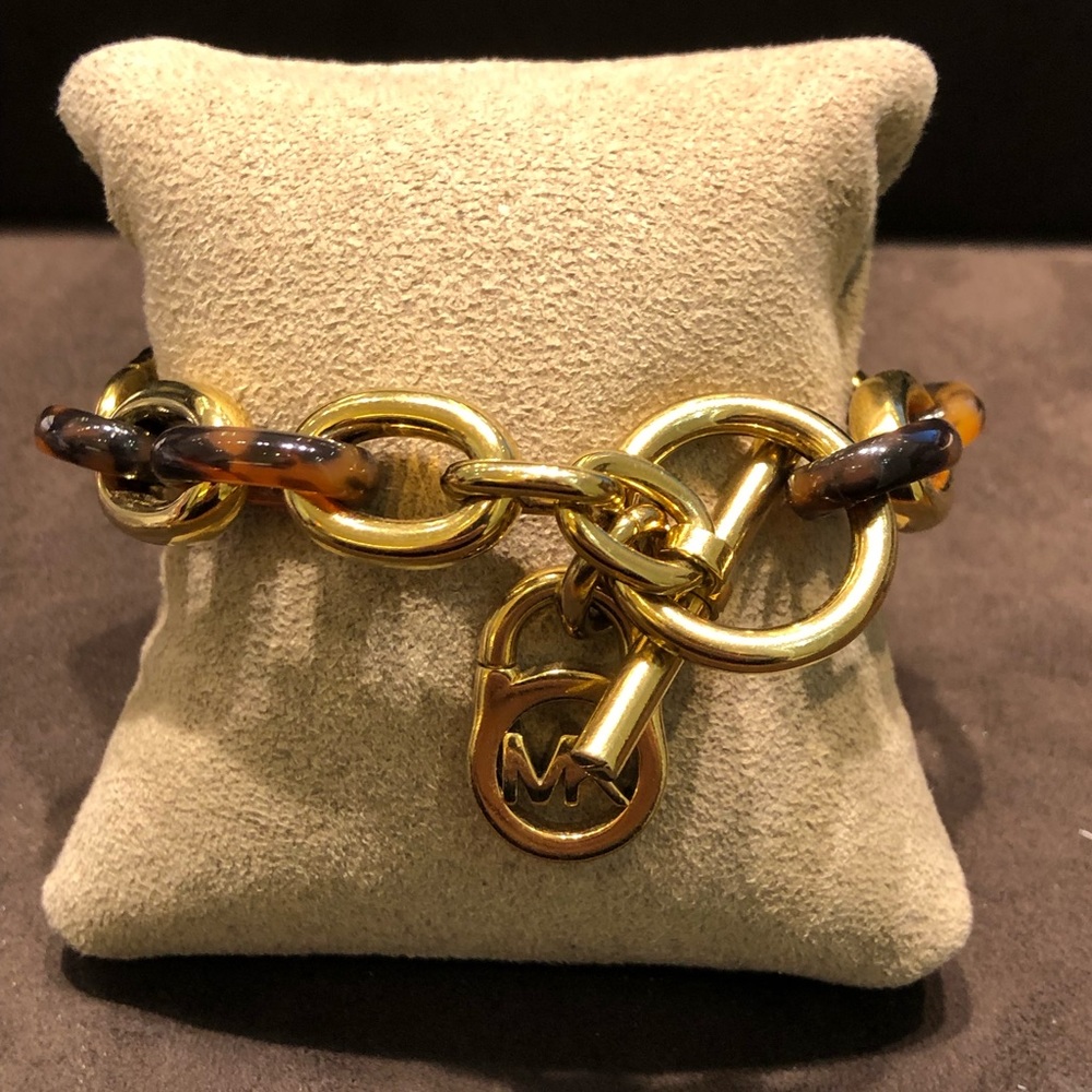 Michael Kors logo chain bracelet